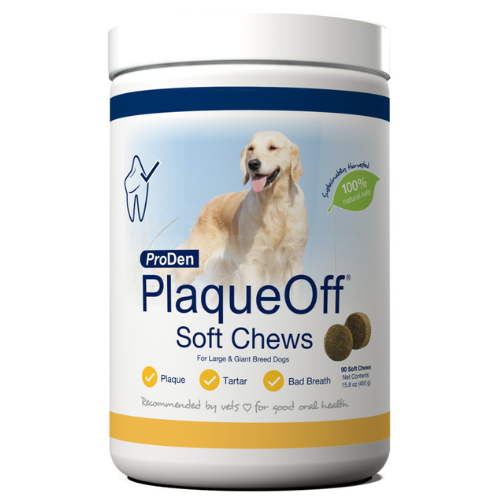 Proden Dog PlaqueOff Large Breed Soft Chews 90 Count