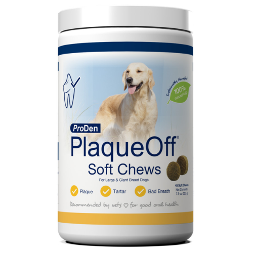 Proden Dog PlaqueOff Large Breed Soft Chews 45 Count
