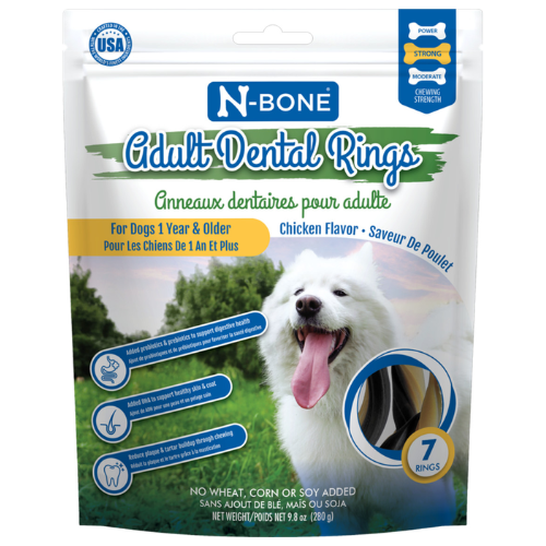 N-Bone Dog Dental Rings Chicken 7pk