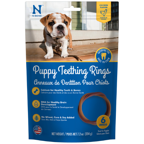 N-Bone Puppy Teething Rings Chicken 6pk