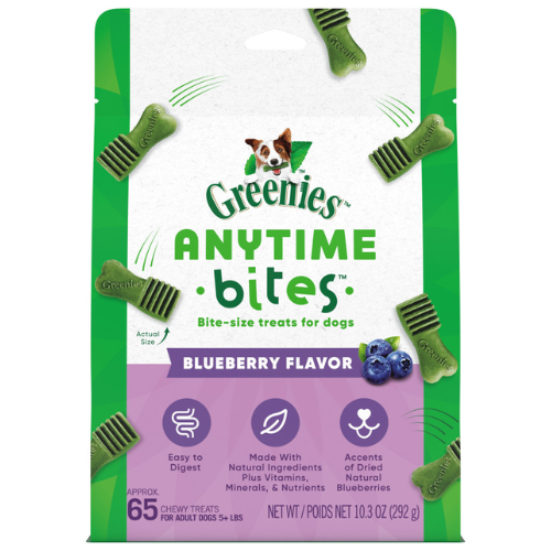 Greenies Dog Treat Anytime Bites Blueberry 10.3oz