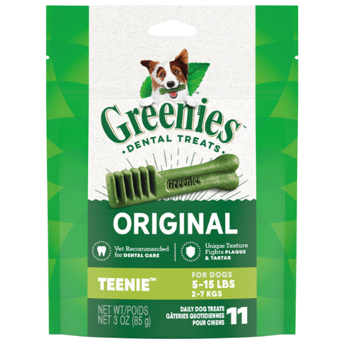 Greenies Dental Dog Treats Entry Pack Teenie 3oz
