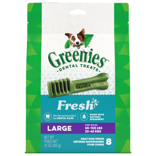 Greenies Dental Dog Treats Fresh Spearmint Large 12oz