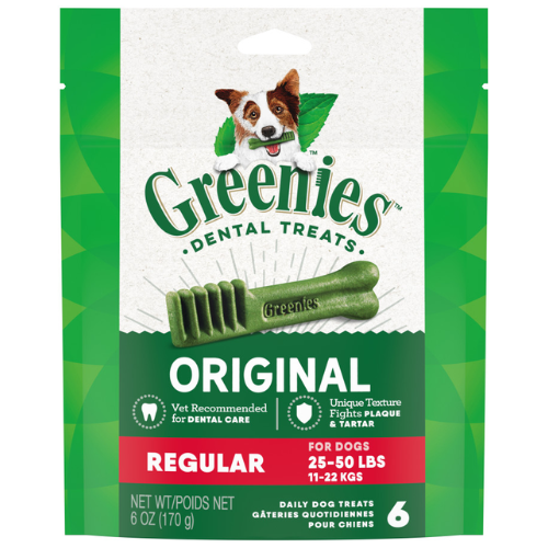 Greenies Dental Dog Treats Regular 6oz