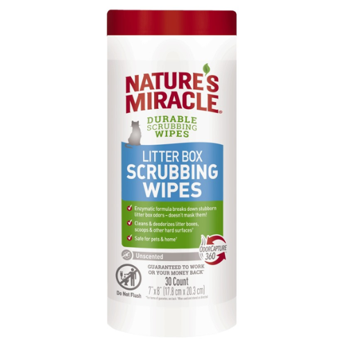 Natures Miracle Litter Box Wipes 30ct