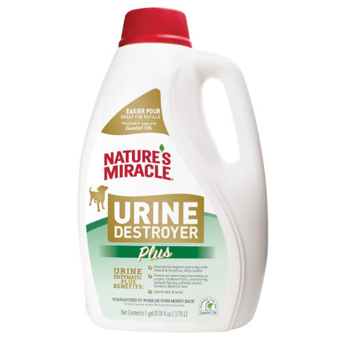 Natures Miracle Dog Urine Destroyer Plus 1 Gallon