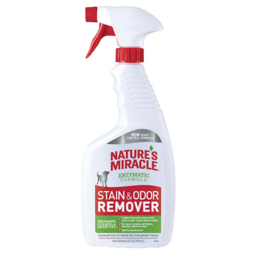 Nature's Miracle Dog Stain & Odor Remover with Enzymatic Formula Spray 24oz