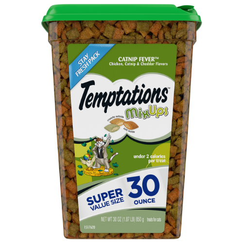 Temptations Cat Treats Catnip Flavor Tub 30oz