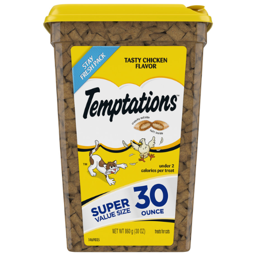 Temptations Cat Treats Tasty Chicken Tub 30oz