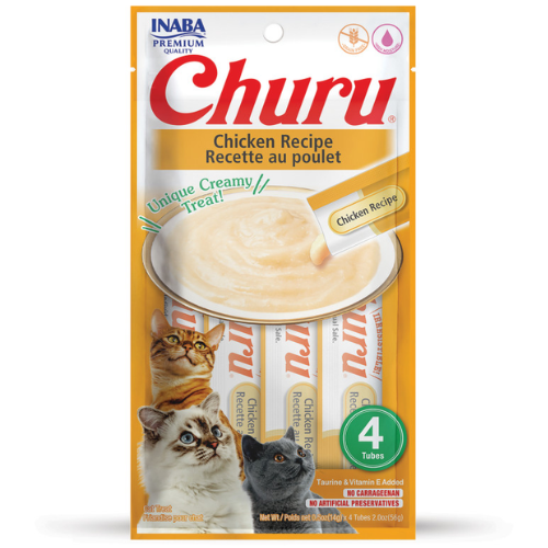 Churu Lickable Cat Treats Chicken 4 Pack .5oz