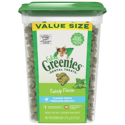 Feline Greenies Dental Cat Treats Cat Nip 9.75oz