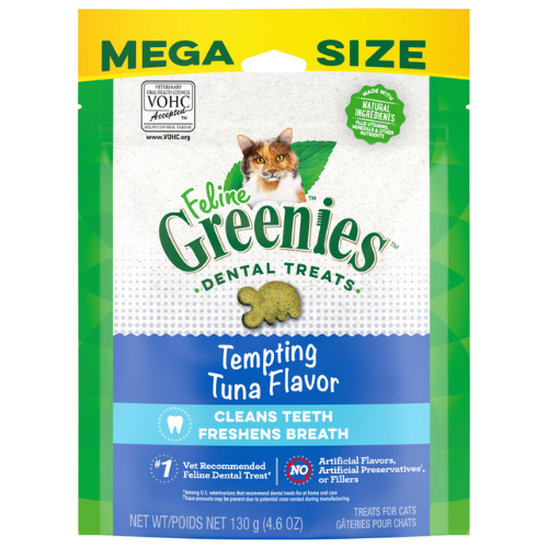 Feline Greenies Dental Cat Treats Tuna 4.6oz