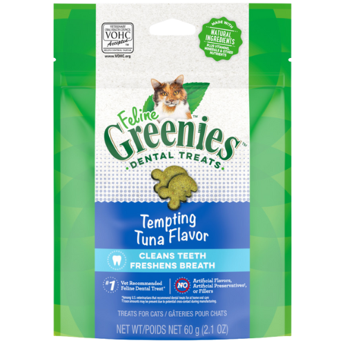 Feline Greenies Dental Cat Treats Tuna 2.1oz