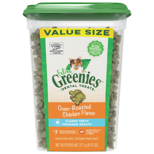 Feline Greenies Dental Cat Treats Chicken 9.75oz