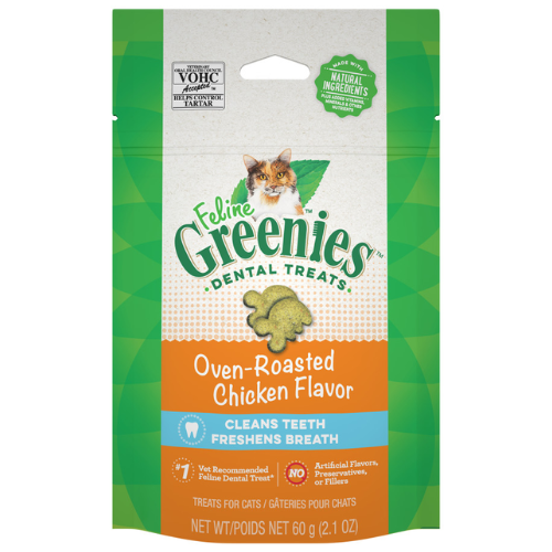 Feline Greenies Dental Cat Treats Chicken 2.1oz