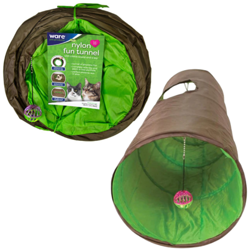 Ware Nylon Cat Toy Fun Tunnel 53''