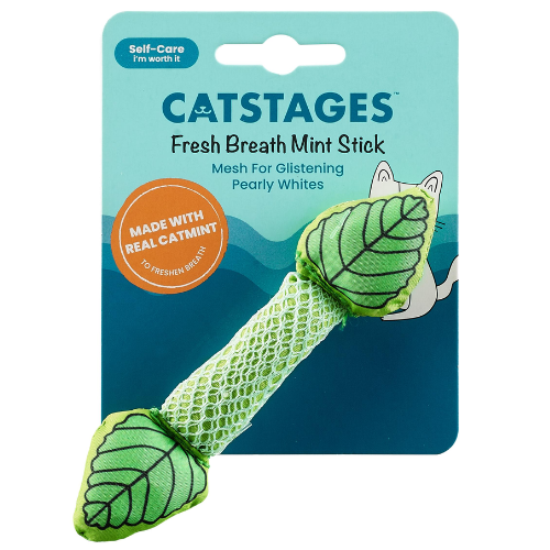 Petstages Cat Toy Fresh Breath Mint Stick