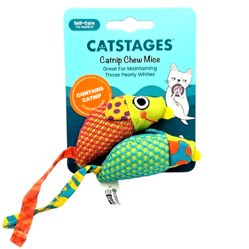 Petstages Cat Toy Catnip Chew Mice