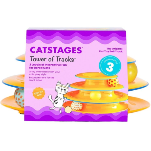 Pet Stages Cat Toy Tower Of Tracks