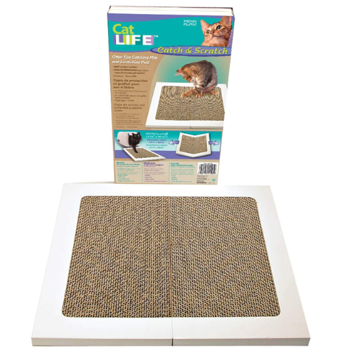 Penn Plax Cat Life Catch Scratch Scratching Pad