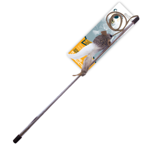 Our Pets Play N Squeak Wand with feather