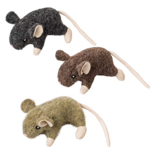 Spot Cat Toy Wool Mouse Willie Catnip Assorted Colors