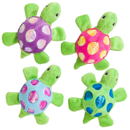 Spot Cat Toy Shimmer Glimmer Turtle Catnip Assorted Colors