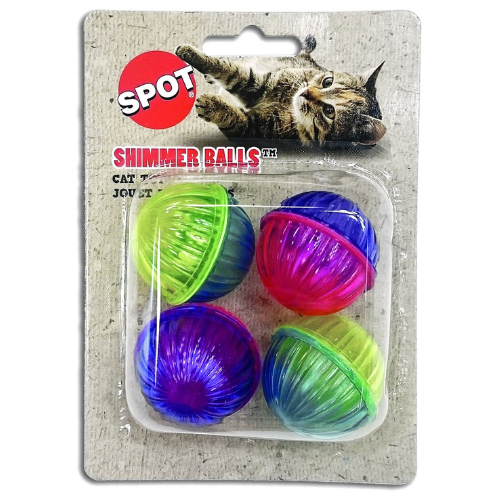 Ethical Cat Toy Shimmer Ball 4 Pack