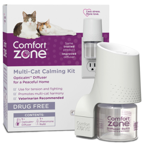 Comfort Zone Multicat Calming Diffuser Kit For Cats