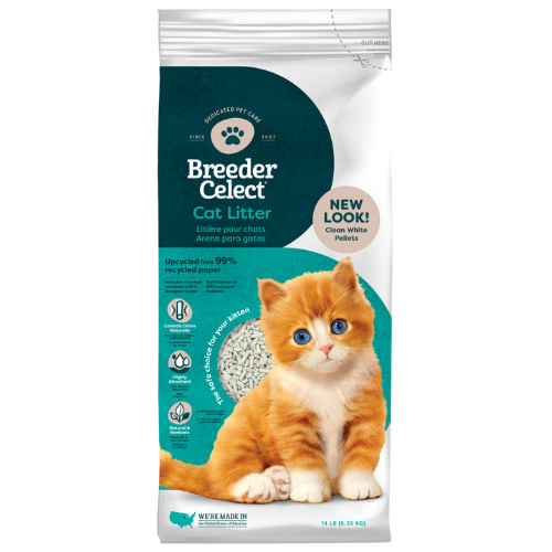 Breeder Celect Non Clumping Paper Cat Litter 14#