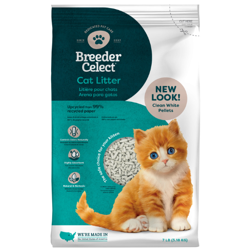 Breeder Celect Non Clumping Paper Cat Litter 7#