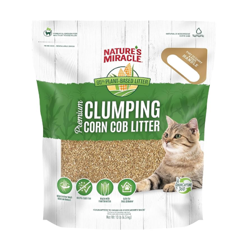 Nature's Miracle Premium Clumping Corn Cat Litter 10#