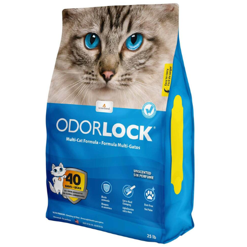 Intersand Odor Lock Unscented Multi Cat Clumping Clay Litter 25#