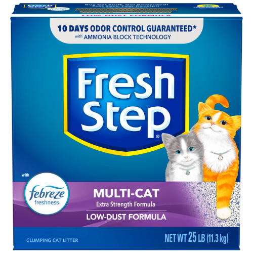 Fresh Step Multi Cat Scented Clumping Clay Cat Litter 25#