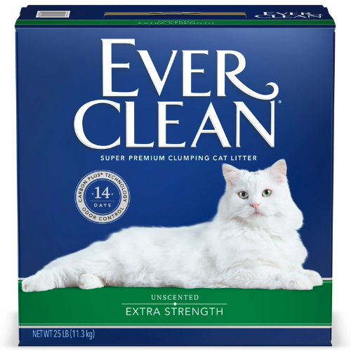 Ever Clean Unscented Extra Strength Clumping Clay Cat Litter 25#