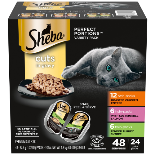 Sheba Perfect Portions Cat Variety 24pk