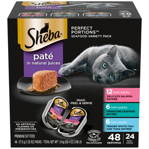 Sheba Perfect Portions Cat Seafood Variety 24pk