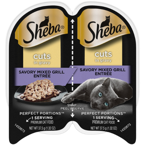 Sheba Perfect Portions Cat Mix Grill Cuts in Gravy 2.65oz