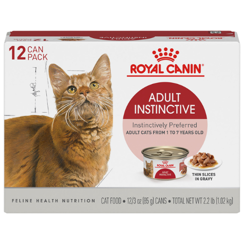 Royal Canin Cat Adult Instinctive Thin Slices in Gravy 3oz Can 12pk