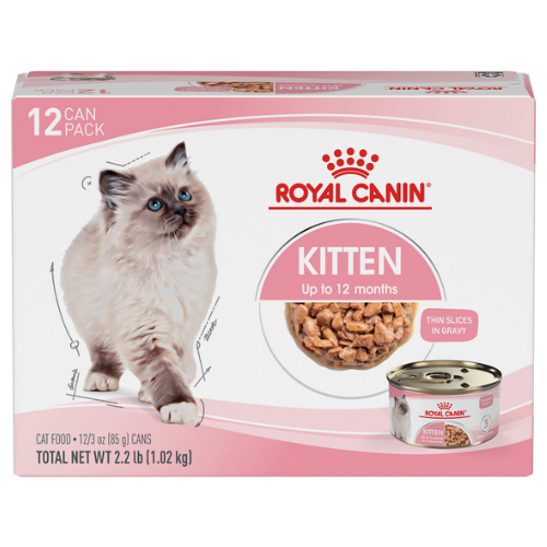 Royal Canin Kitten Thin Slices in Gravy 3oz Can 12pk