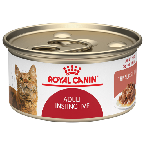 Royal Canin Cat Adult Instinctive Thin Slices in Gravy 3oz Can