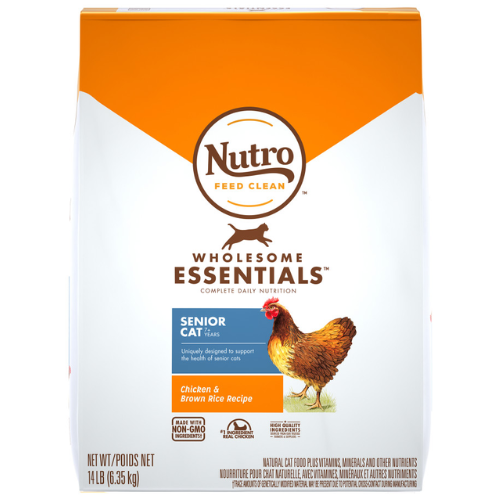 Nutro Wholesome Essentials Indoor Senior 7+ Cat Chicken & Rice 14#