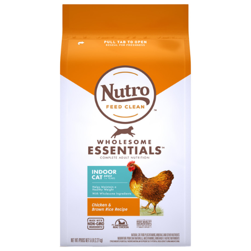 Nutro Wholesome Essentials Indoor Cat Chicken & Rice 5#