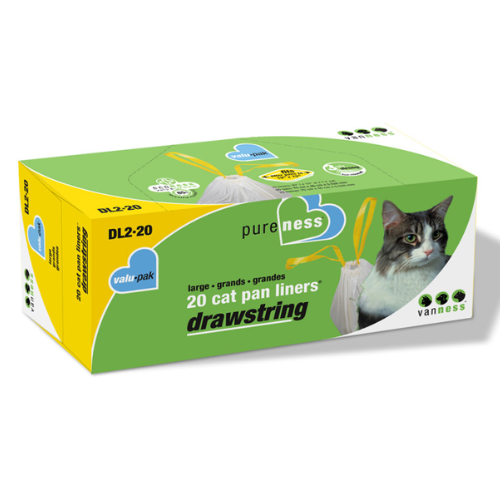 Van ness Cat Drawstring Litter Pan Liners Large 20 Pack