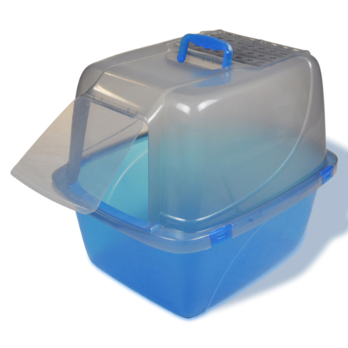 Van Ness Cat Translucent Enclosed Litter Pan with Flap