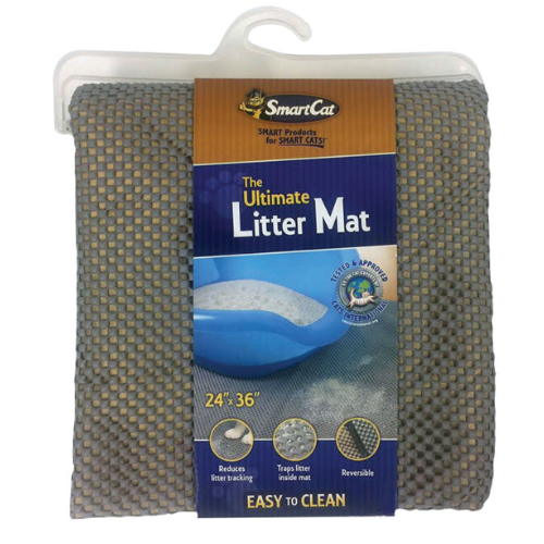 SmartCat Cat Ultimate Litter Mat 24 x 36'' Tan Gray