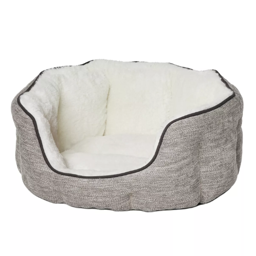 Midwest Tulip Pet Bed Grey 17"