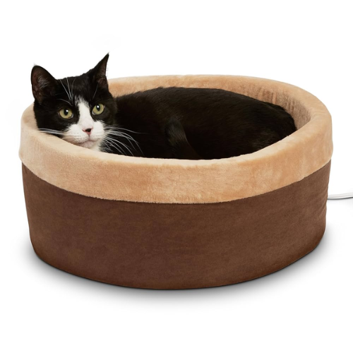 K&H Pet Products Thermo Kitty Heated Bed Tan 16"