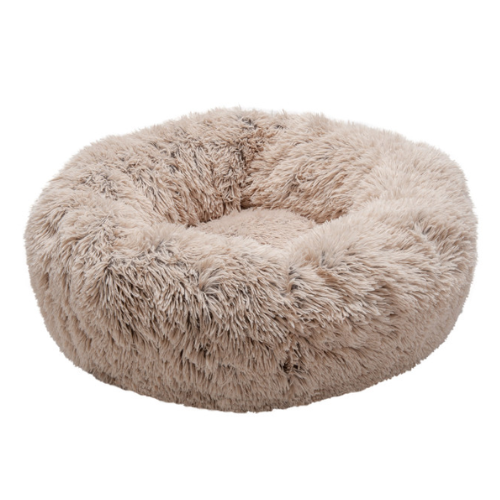 Furhaven Calming Cuddler Pet Bed Small Brown 23"
