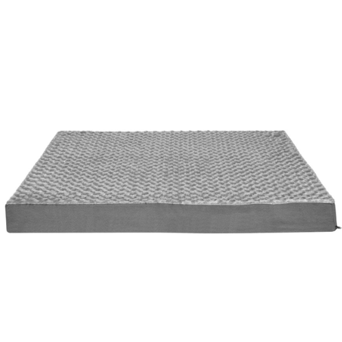 Furhaven Ultra Plush Deluxe Orthopedic Bed Gray Jumbo